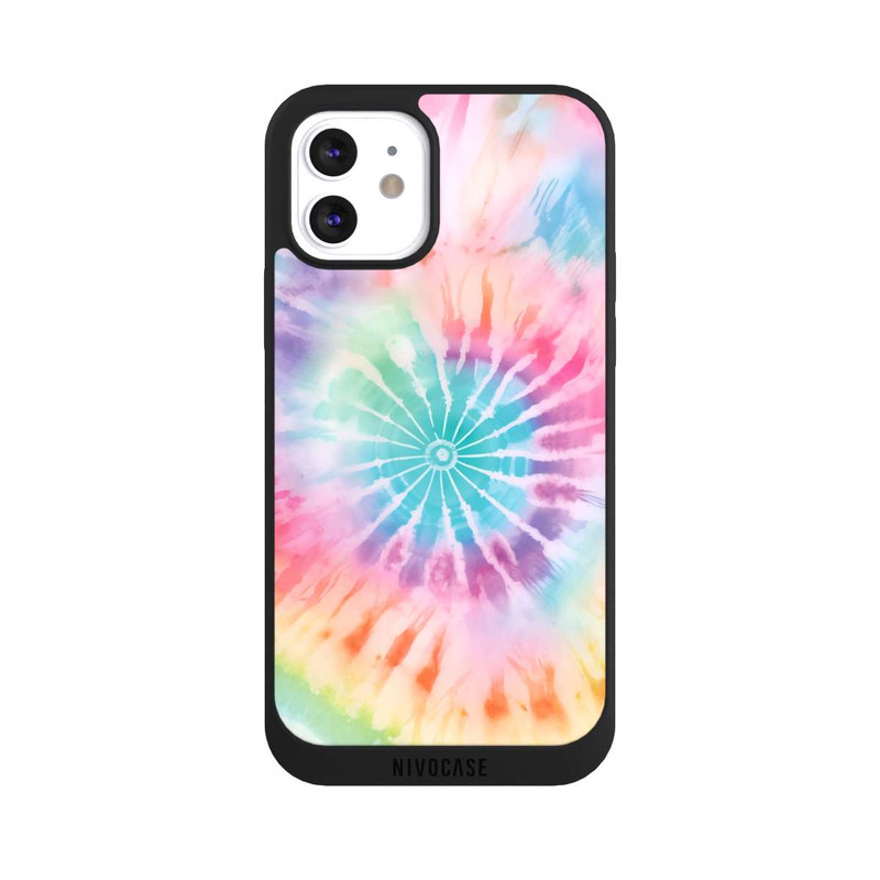 iPhone 12 NIVOpure Rainbow Color Tie Dye 
