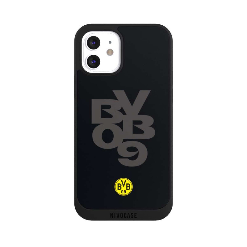 iPhone 12 NIVOpure BVB09 Grau Schwarz