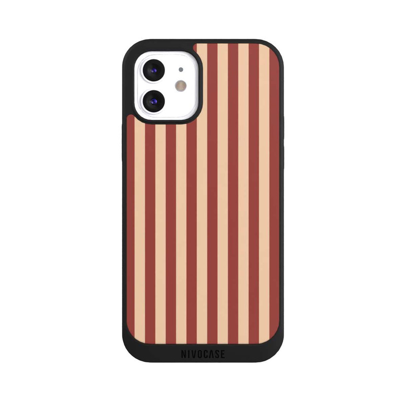 iPhone 12 NIVOpure Streifen Tan