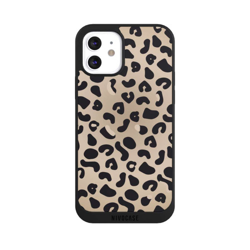 Apple iPhone 12 NIVOpure  Gepardenmuster hellbraun