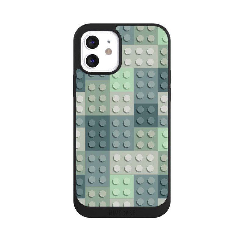iPhone 12 NIVOpure Modèle de blocs verts
