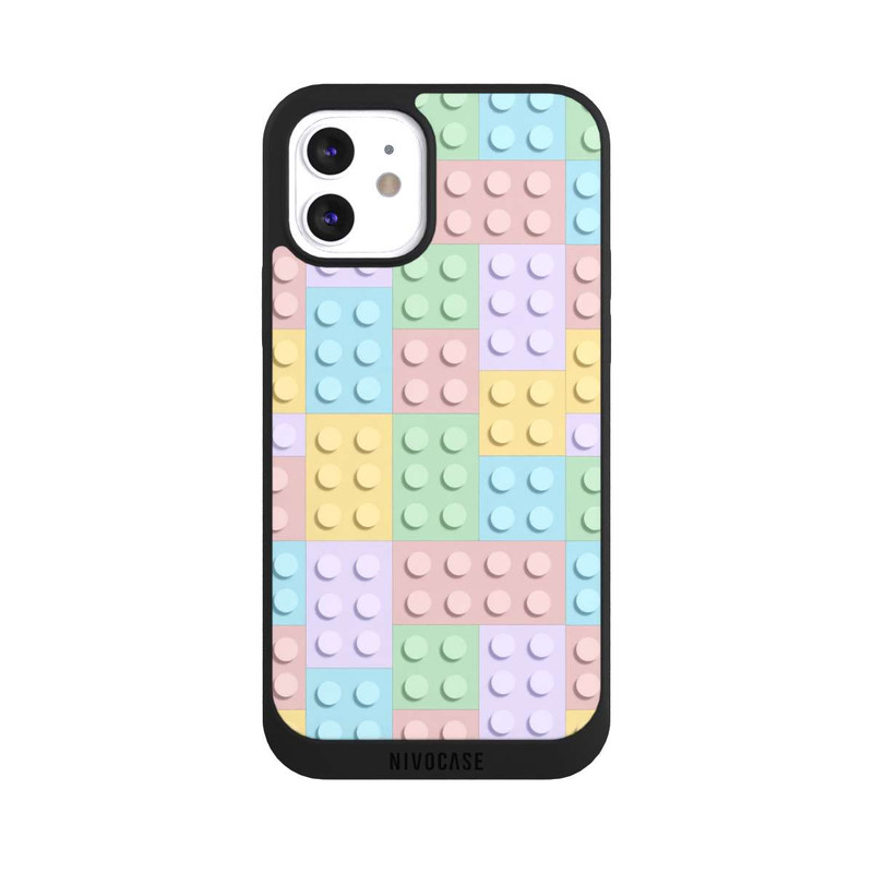 iPhone 12 NIVOpure Colorful Blocks Pattern