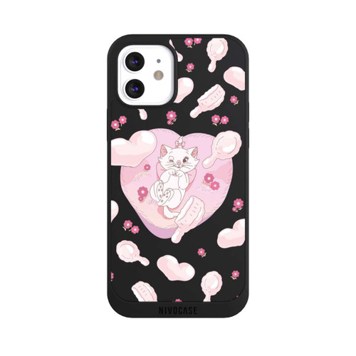 Apple iPhone 12 NIVOpure Aristocats Marie Herzen Pink Transparent