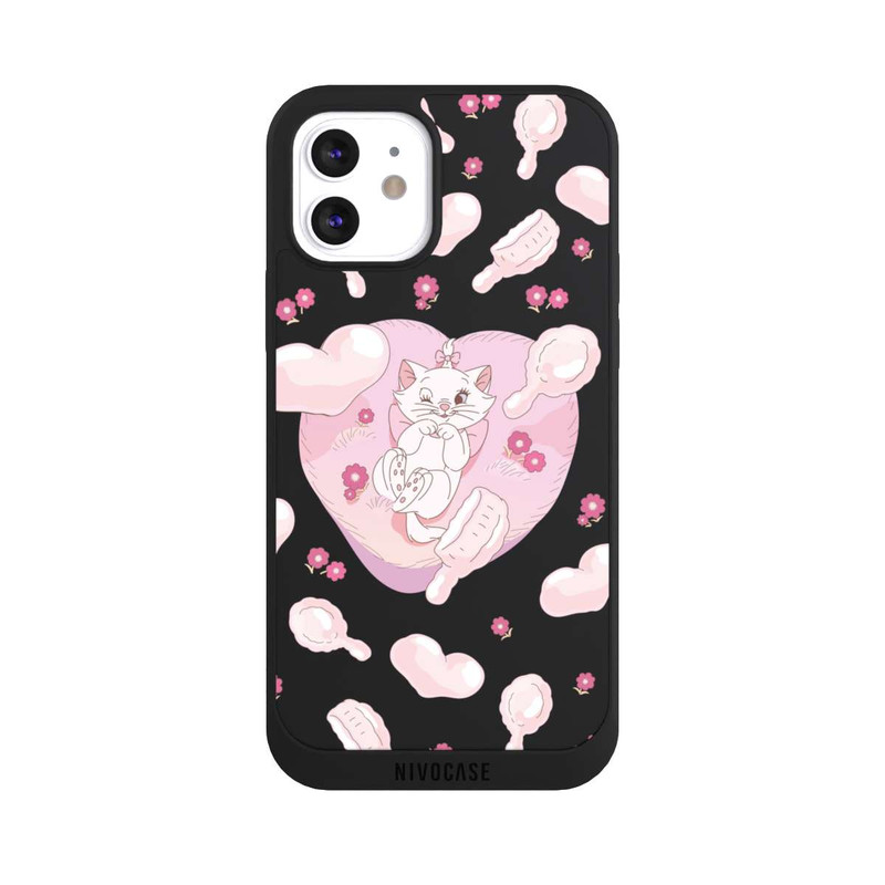 iPhone 12 NIVOpure Aristocats Marie Herzen Pink Transparent