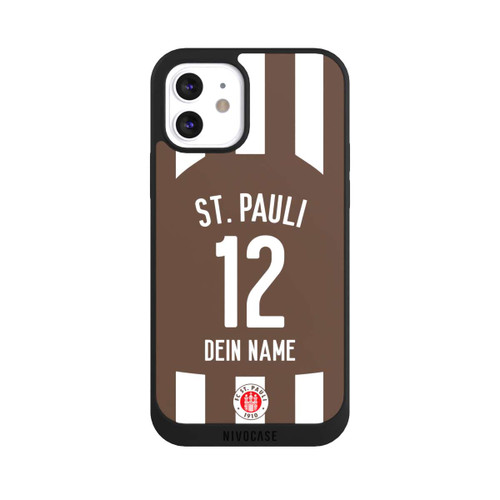 Apple iPhone 12 NIVOpure FC St. Pauli Trikot Personalisierbar 25-26