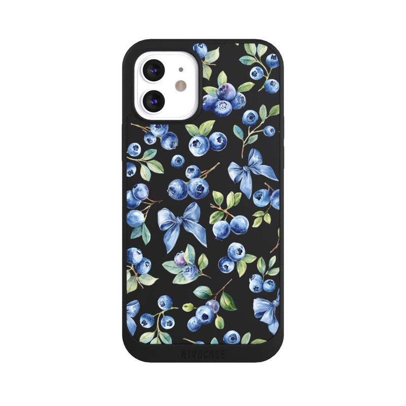 iPhone 12 NIVOpure Nœuds myrtilles transparents avec IA