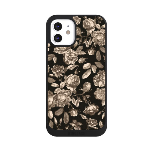 Apple iPhone 12 NIVOpure Leinwand dunkle Blumen