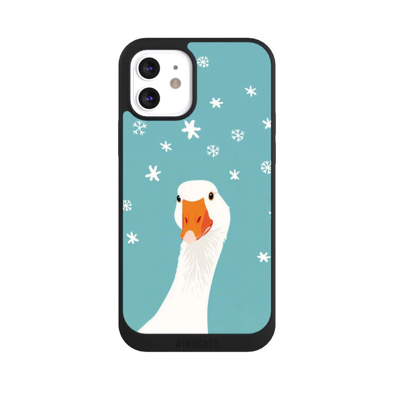 iPhone 12 NIVOpure Funny Goose Stars Blue with AI