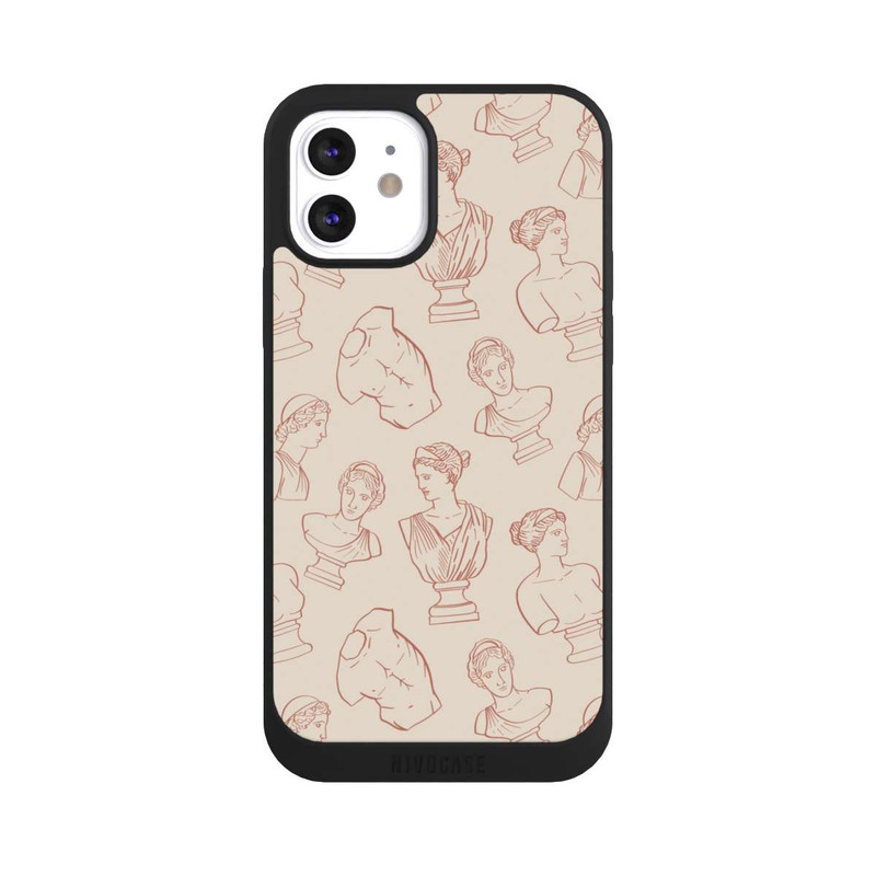 iPhone 12 NIVOpure Greek Deco Busts Brown
