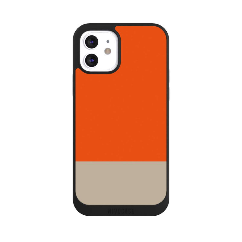 iPhone 12 NIVOpure Orange Beige Farbkombi