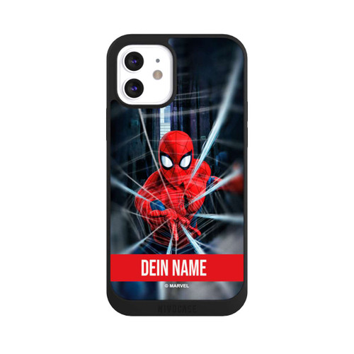 Apple iPhone 12 NIVOpure Spiderman Webs in Action Personalisierbar
