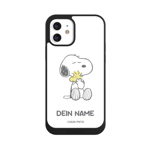 Apple iPhone 12 NIVOpure Snoopy And Woodstock Cuddling Personalisierbar