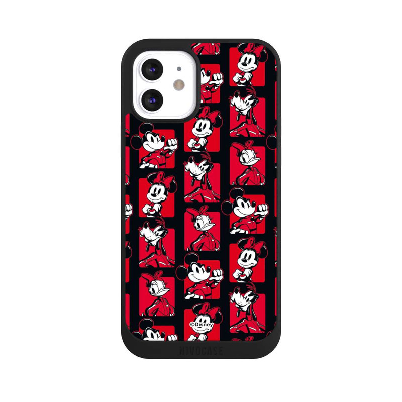 iPhone 12 NIVOpure Mickey Mouse Rally Pattern Red