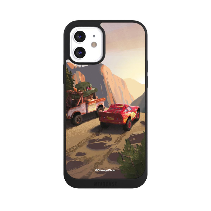 iPhone 12 NIVOpure Disney Pixar Cars Sunset Lightning McQueen and Mater