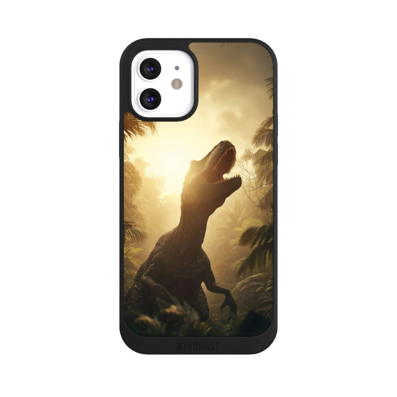 iPhone 12 NIVOpure Dinosaurier im Urwald mit KI