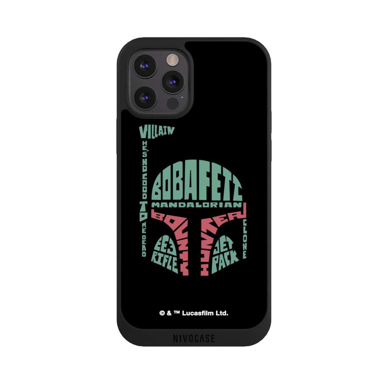 iPhone 12 Pro NIVOpure Boba Fett Typo Grafisch