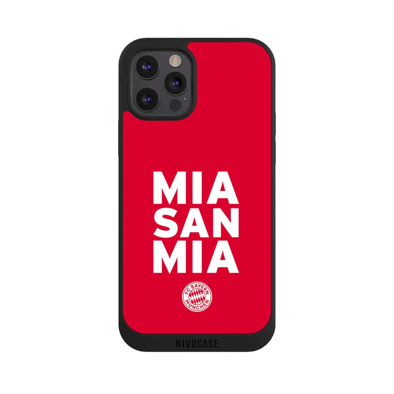 iPhone 12 Pro NIVOpure Mia San Mia FCB red