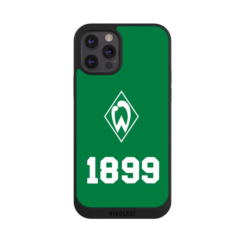 iPhone 12 Pro NIVOpure 1899 Grün-Weiß Lebenslang Grün - Werder Bremen