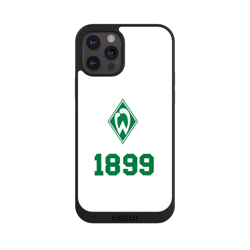 iPhone 12 Pro NIVOpure 1899 Grün-Weiß Lebenslang Weiss - Werder Bremen