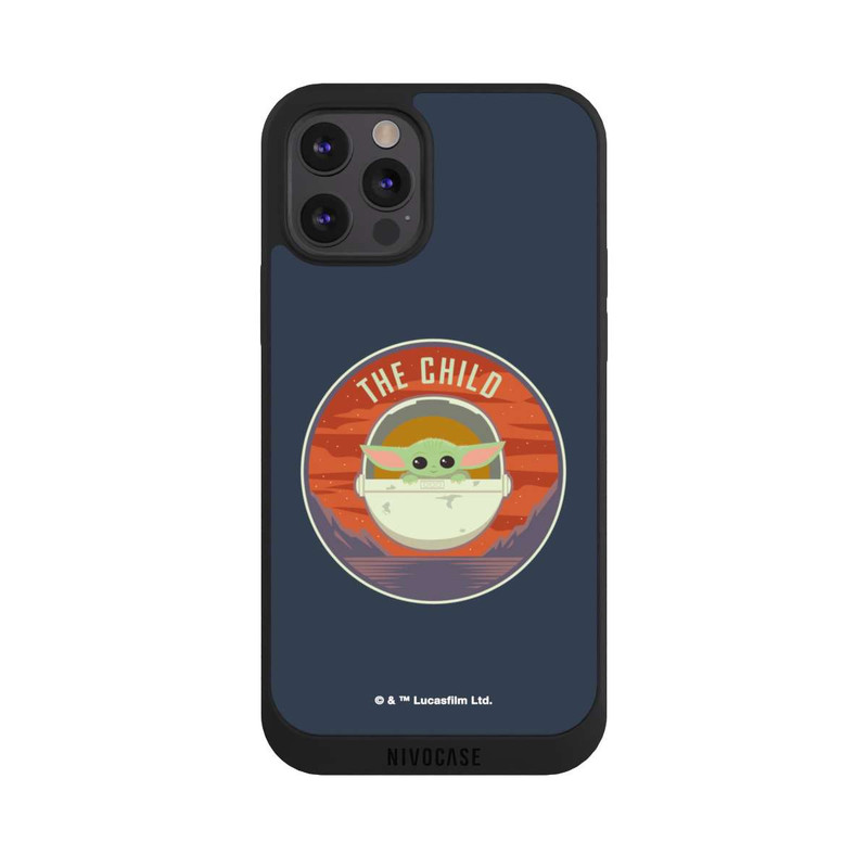 iPhone 12 Pro NIVOpure The Child Abzeichen Blau