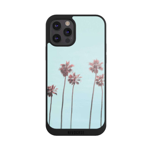 Apple iPhone 12 Pro NIVOpure Hellrosa Strandpalme Paradies
