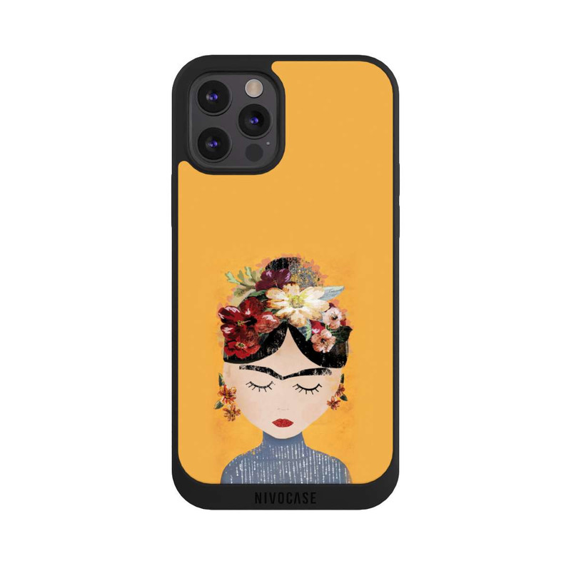 iPhone 12 Pro NIVOpure Art Girl Eyebrowes Yellow