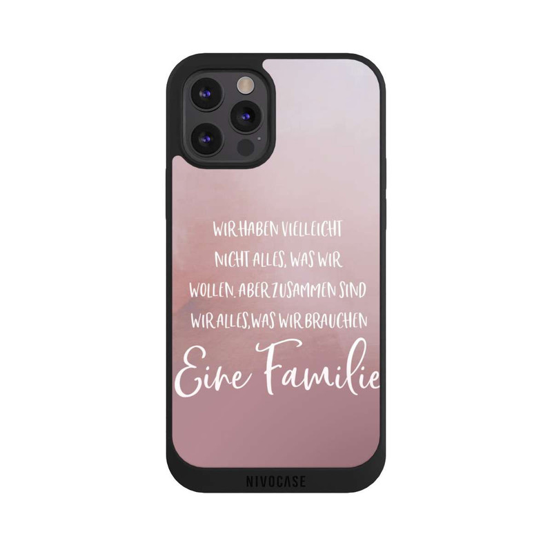 iPhone 12 Pro NIVOpure Eine Familie Altrosa