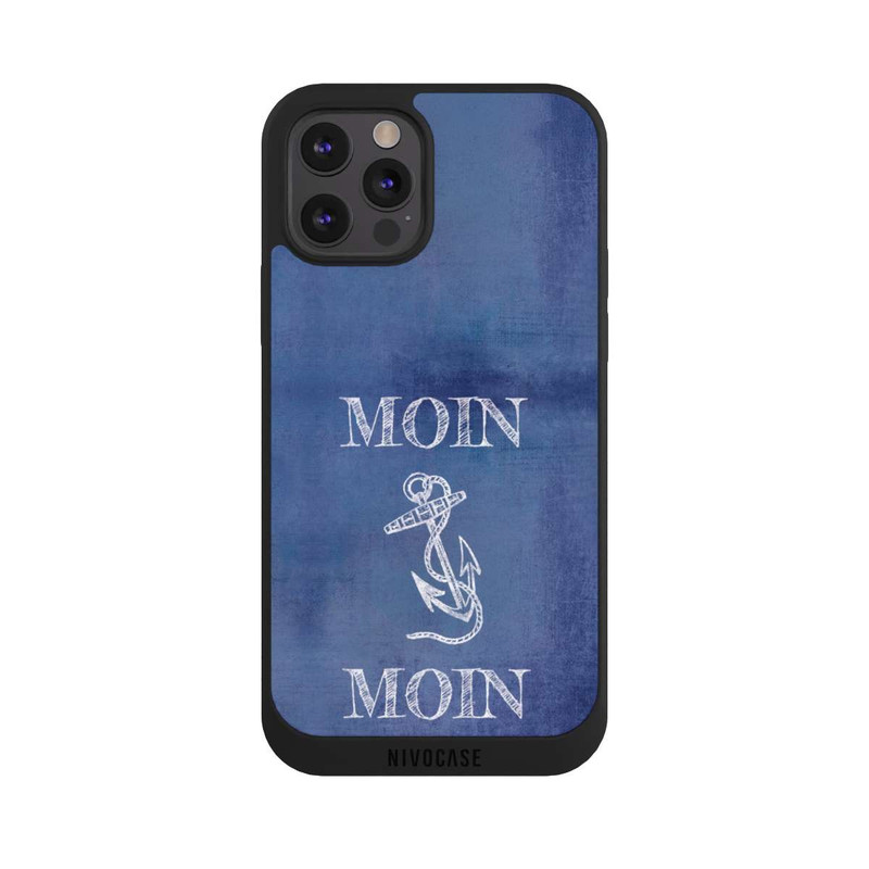 iPhone 12 Pro NIVOpure ancre grunge bleu