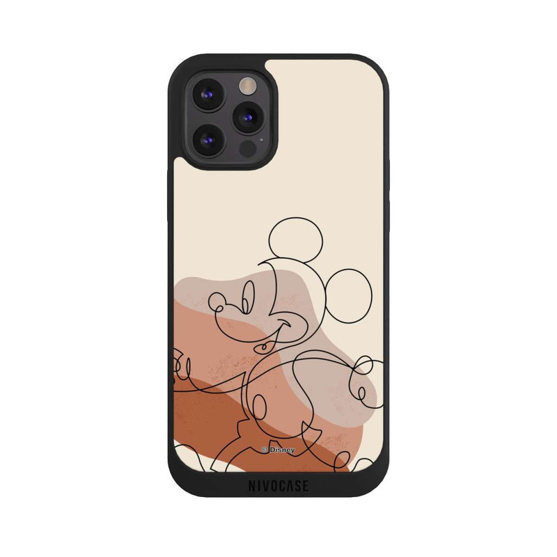 iPhone 12 Pro NIVOpure Mickey Abstract Lineart