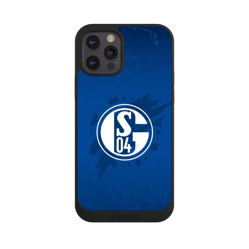 iPhone 12 Pro NIVOpure Schalke 04 Farbe Fleck Blau