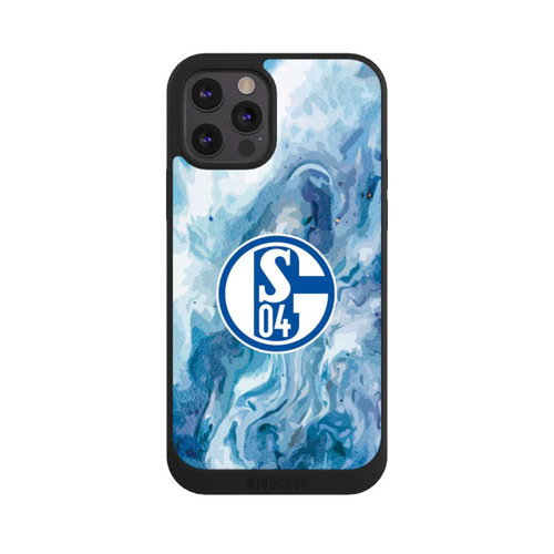 Apple iPhone 12 Pro NIVOpure Schalke 04 Flüssig Blau