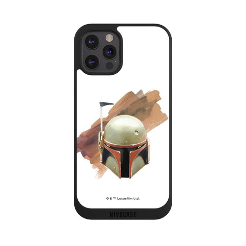 Apple iPhone 12 Pro NIVOpure Boba Fett Helm Weiß