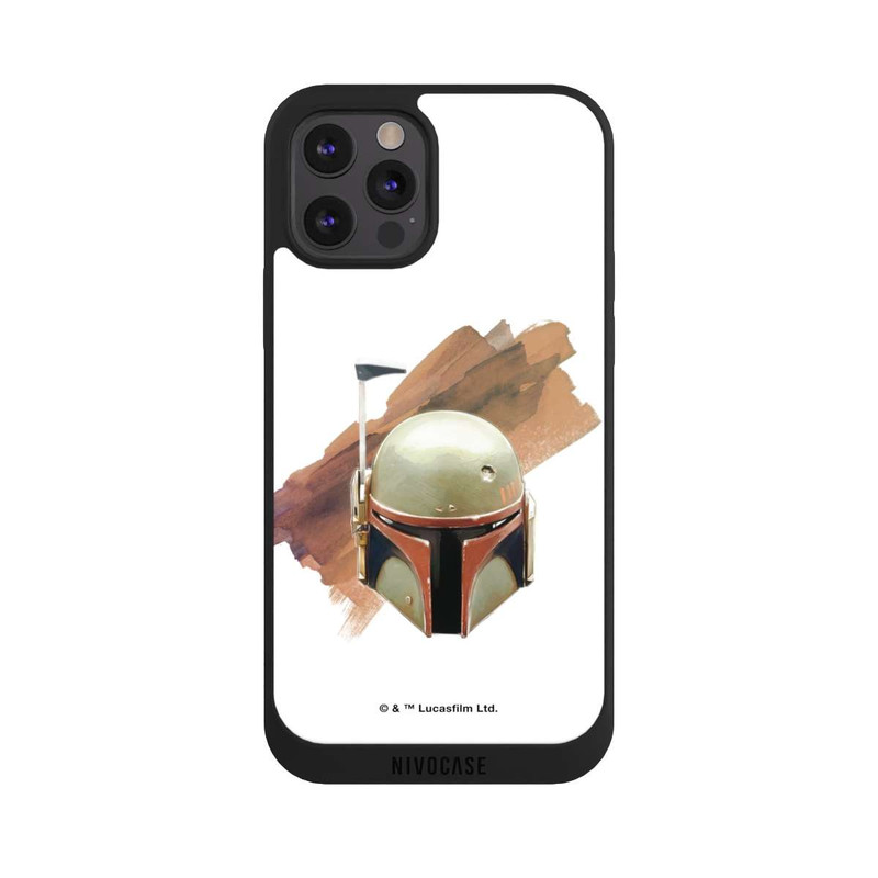iPhone 12 Pro NIVOpure Boba Fett Helmet White