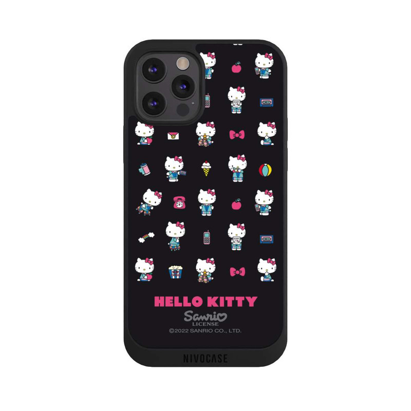 iPhone 12 Pro NIVOpure Hello Kitty 90s noir
