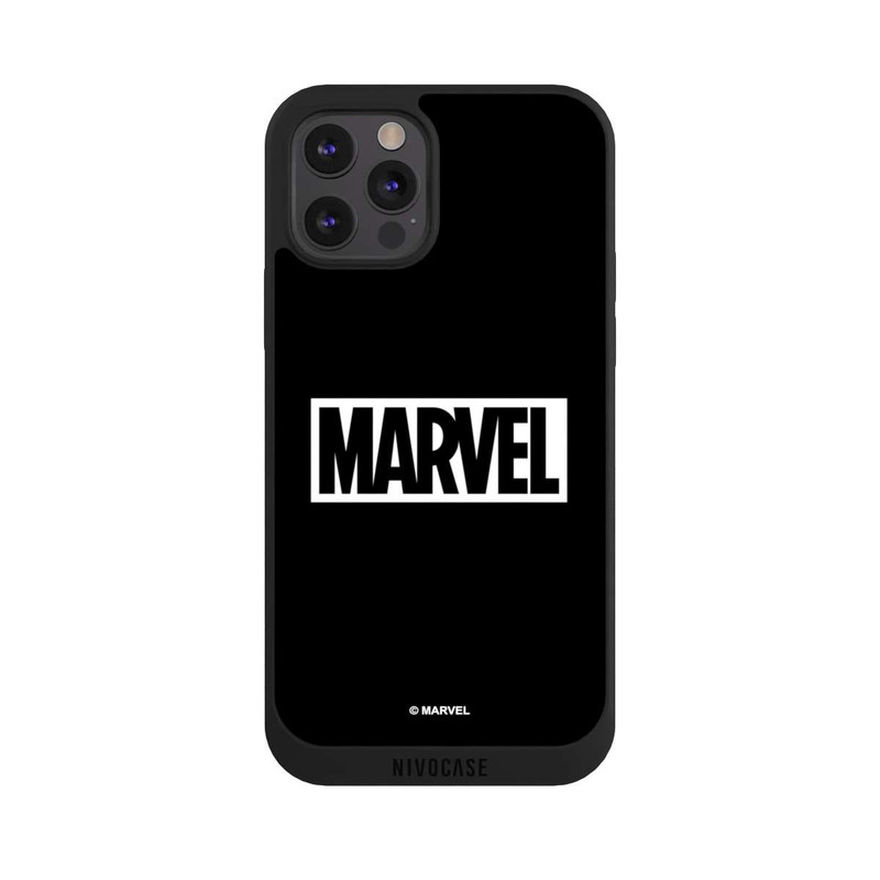 iPhone 12 Pro NIVOpure Marvel Logo Black