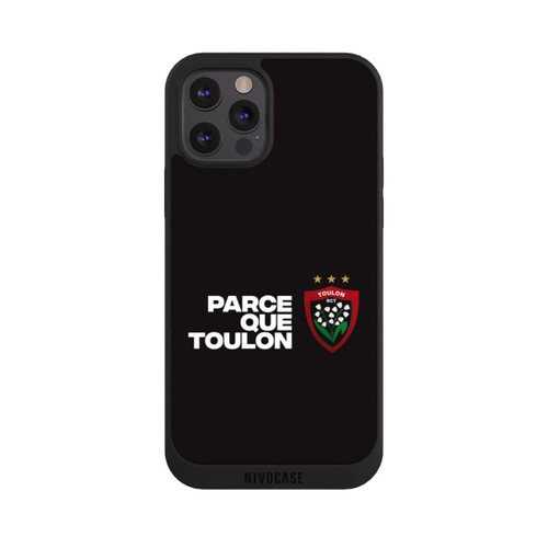 Apple iPhone 12 Pro NIVOpure RC Toulonnais PQT Noir