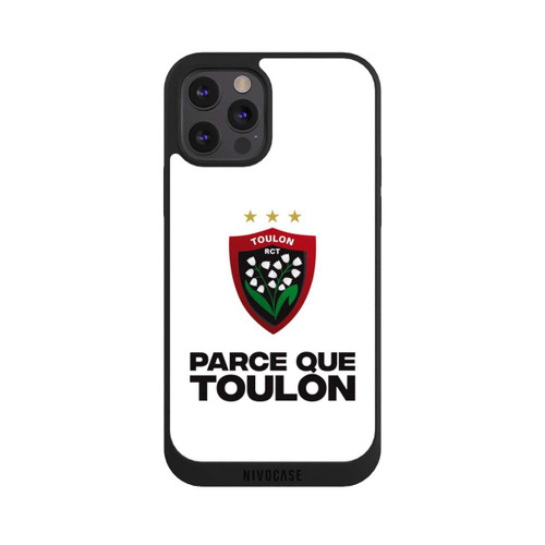 Apple iPhone 12 Pro NIVOpure RC Toulonnais Blanc