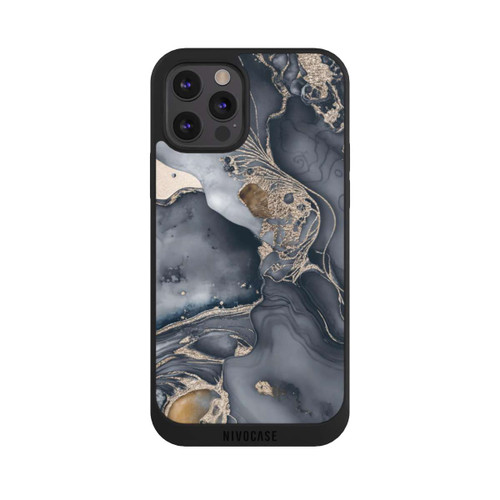 Apple iPhone 12 Pro NIVOpure Alcohol Ink Gold Grey