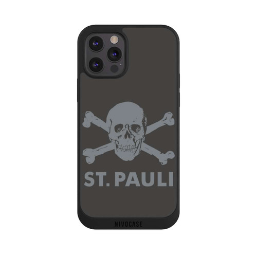 Apple iPhone 12 Pro NIVOpure FC St. Pauli Logo Grau