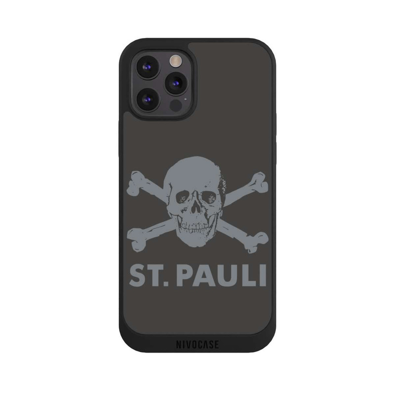 iPhone 12 Pro NIVOpure FC St. Pauli Logo Grau