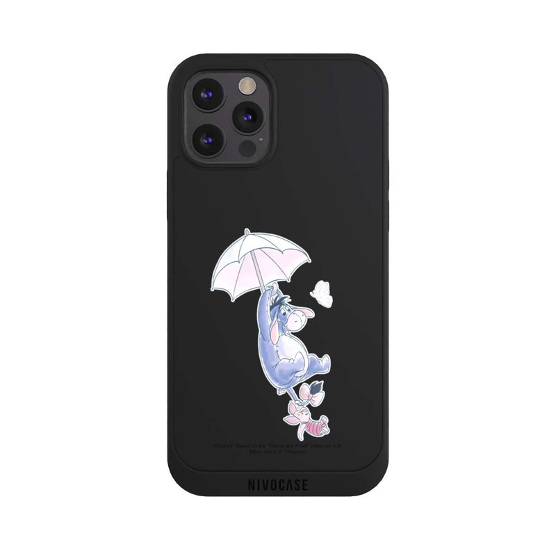 iPhone 12 Pro NIVOpure Winnie Pooh Eeyeore Find Happiness Transparent