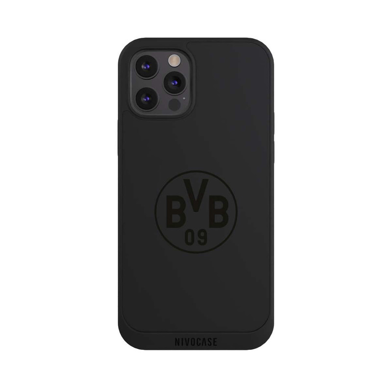 iPhone 12 Pro NIVOpure BVB Logo Schwarz Transparent