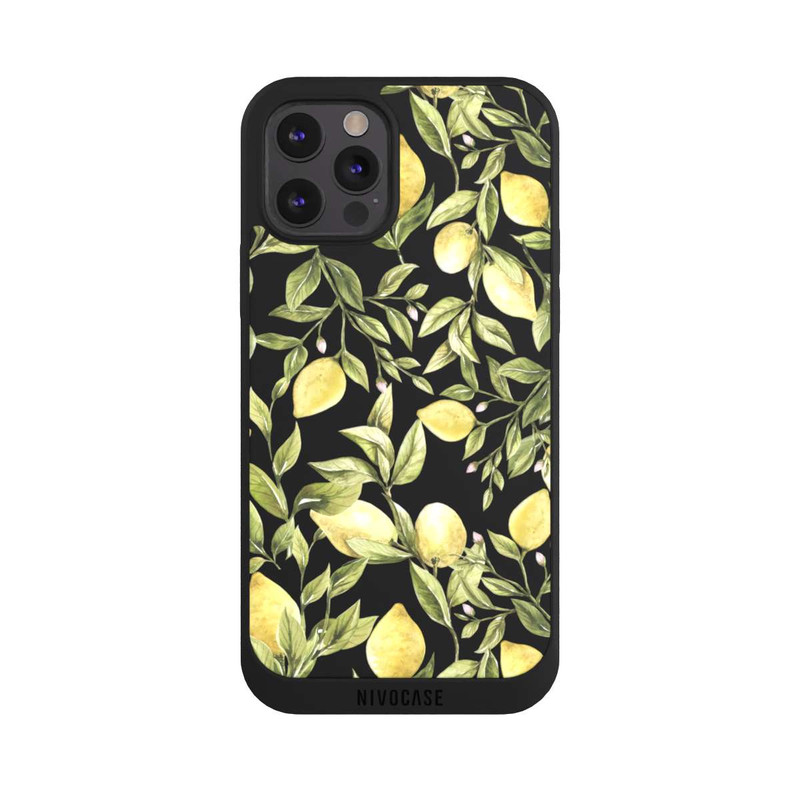 iPhone 12 Pro NIVOpure Lemon Summer Pattern Transparent