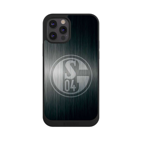Apple iPhone 12 Pro NIVOpure Schalke 04 Metall Look