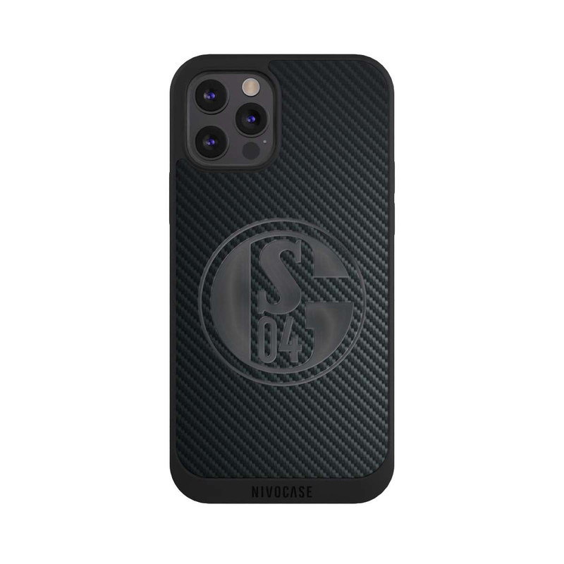 iPhone 12 Pro NIVOpure Schalke 04 Carbon Look