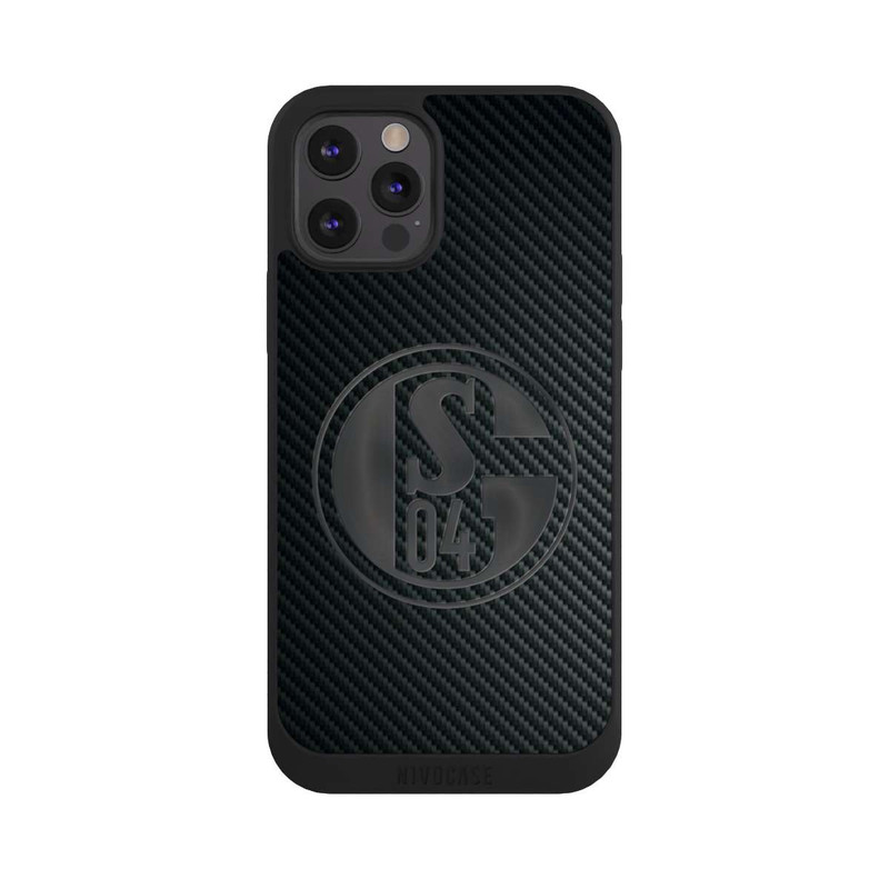 iPhone 12 Pro NIVOpure Schalke 04 Carbon Look