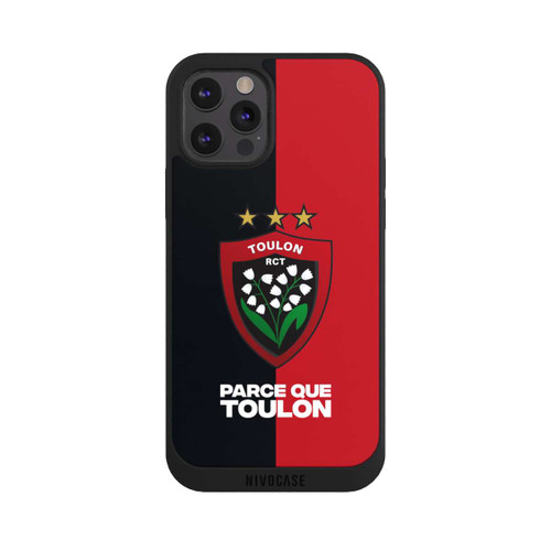 Apple iPhone 12 Pro NIVOpure RCT Logo Rouge Noir