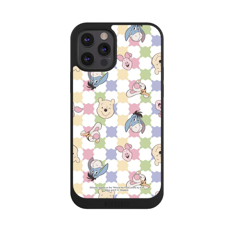 iPhone 12 Pro NIVOpure Winnie Puuh und Freunde farbenfrohes Muster
