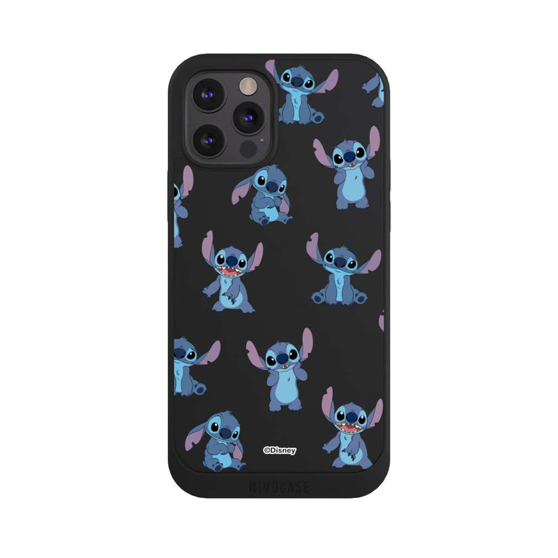 iPhone 12 Pro NIVOpure Stitch Faces Pattern Transparent