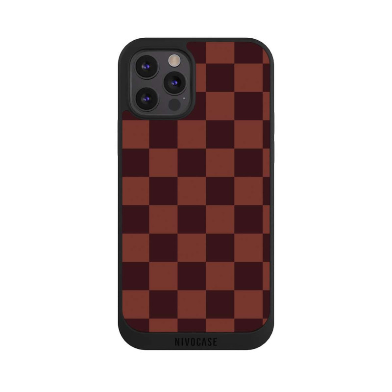 iPhone 12 Pro NIVOpure Schachbrett Rot